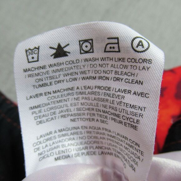 Nike 6.0 Board Shorts Mens Size 34 Red Orange Geometric Swim Trunks Active - Picture 15 of 16